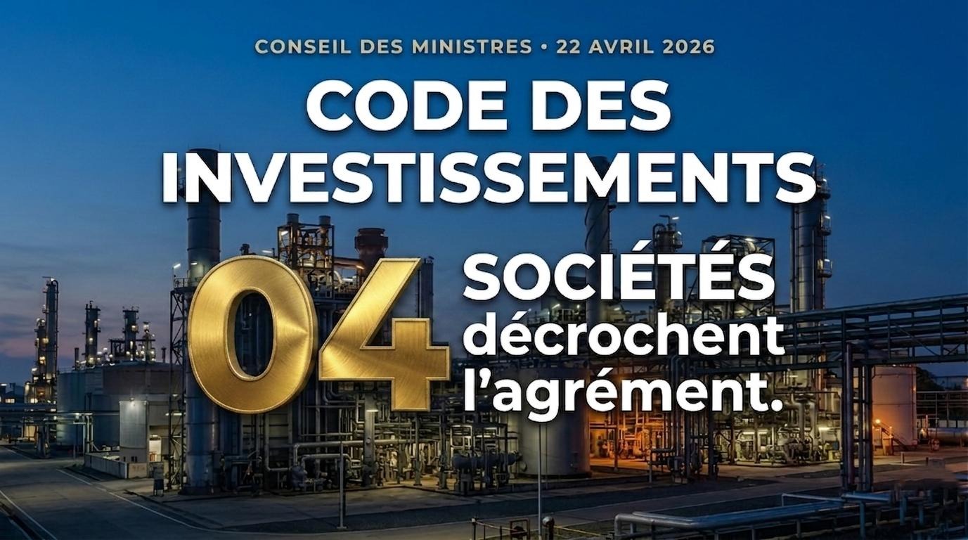 Quatre nouvelles entreprises boostent l&rsquo;industrie béninoise grâce au code des investissements