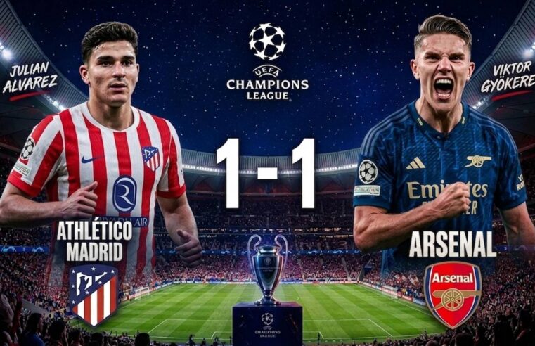 Ligue des champions : atlético madrid et arsenal se quittent sur un match nul serré