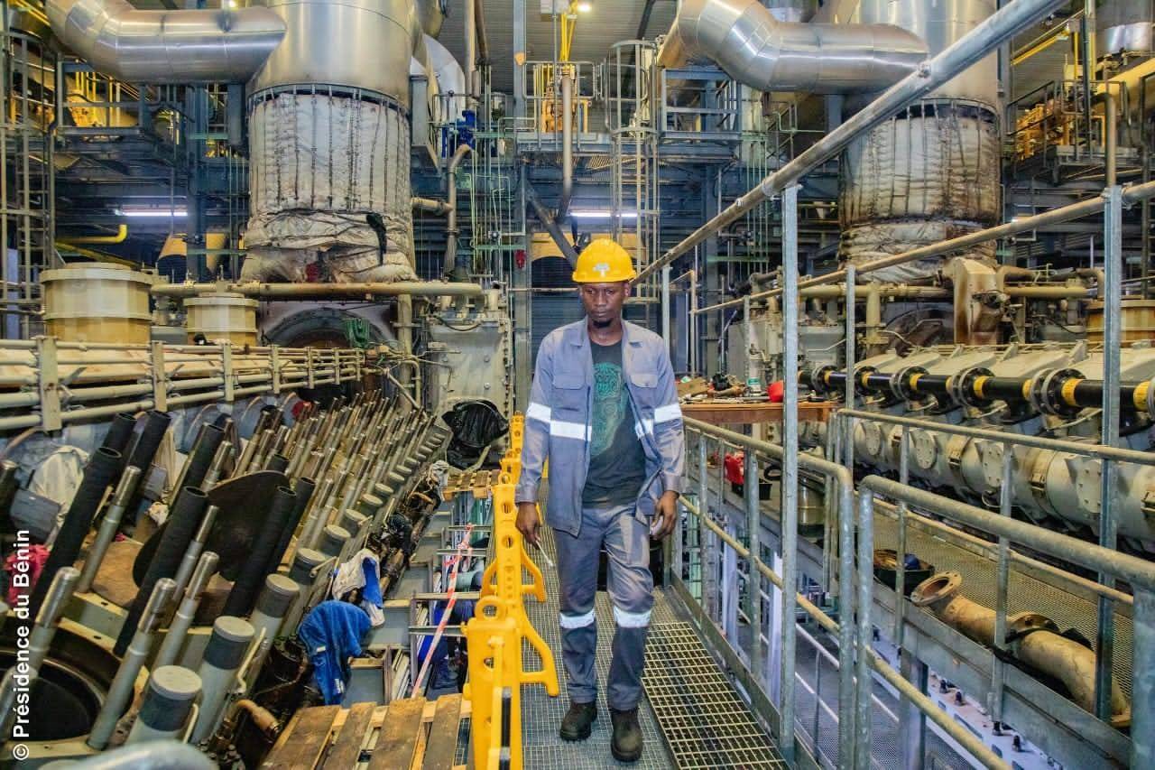 Centrale électrique moderne