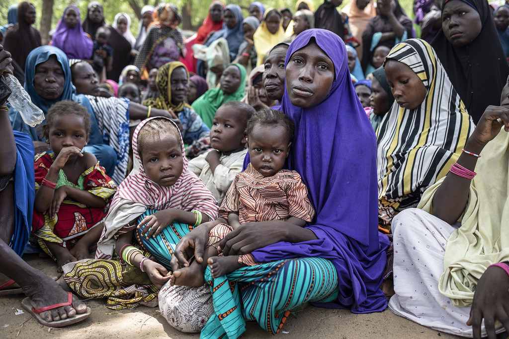 Distribution de vivres par le PAM au Nigéria en 2022