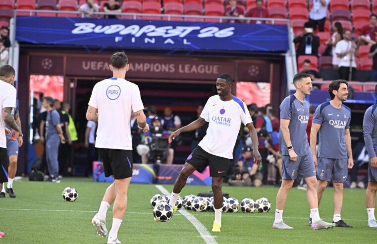 Dembélé de retour à l&rsquo;entraînement avant la finale psg arsenal