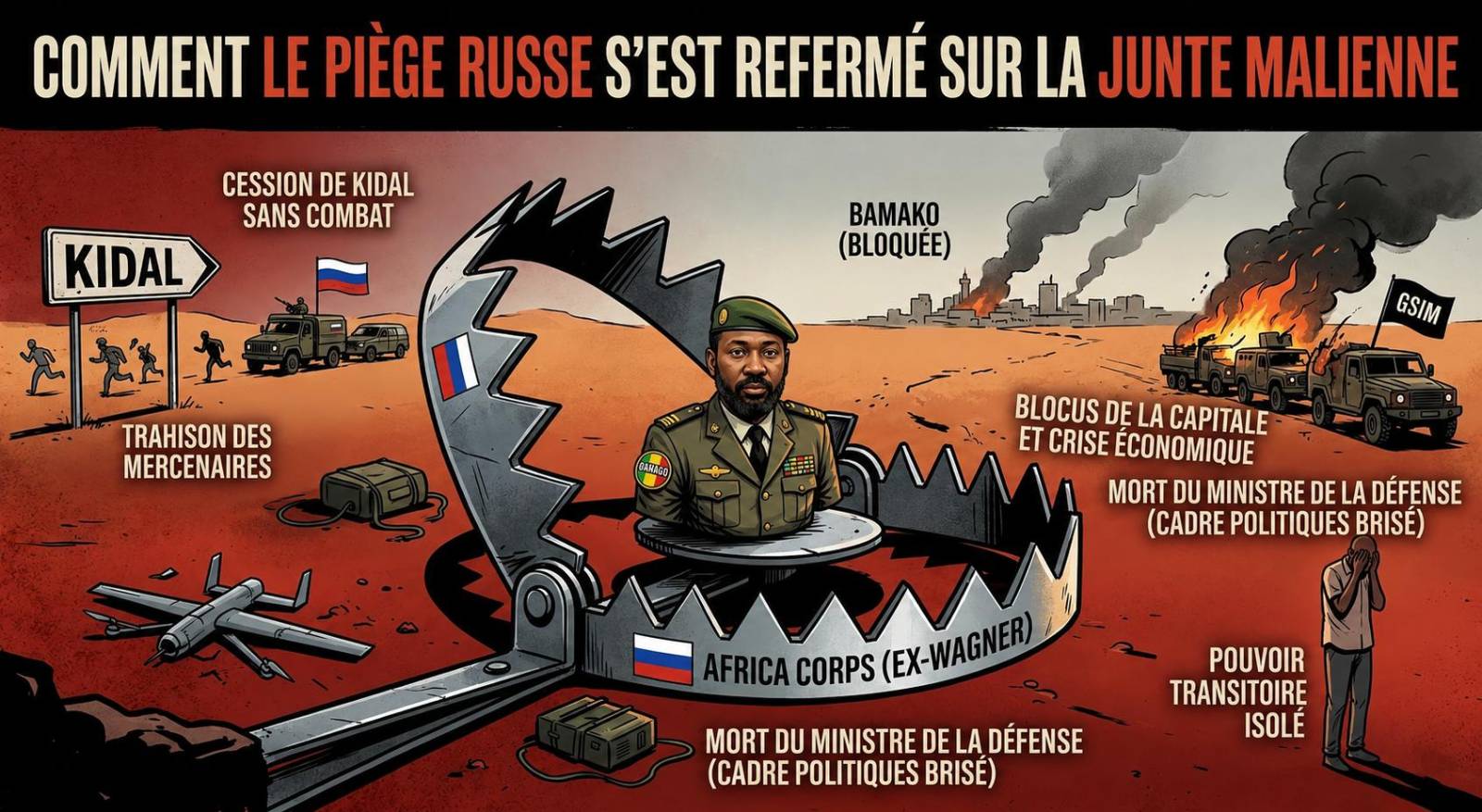 Crise au Mali : comment la junte a perdu le contrôle face aux rebelles