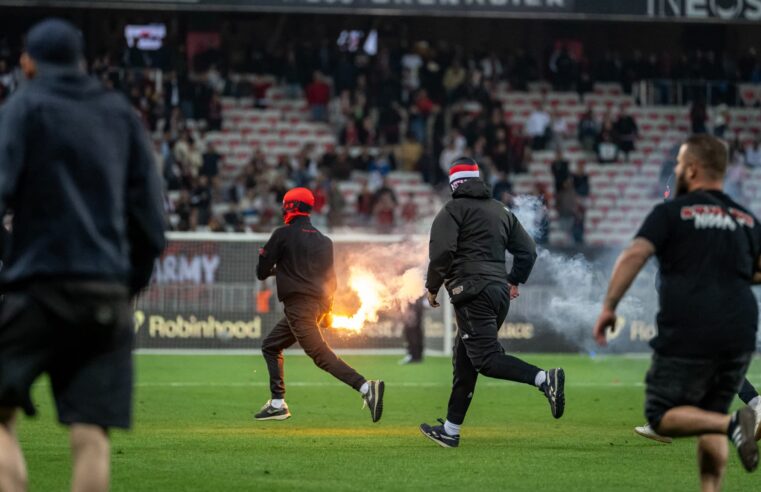 Ligue 1: sanctions contre nice pour les incidents de la saison