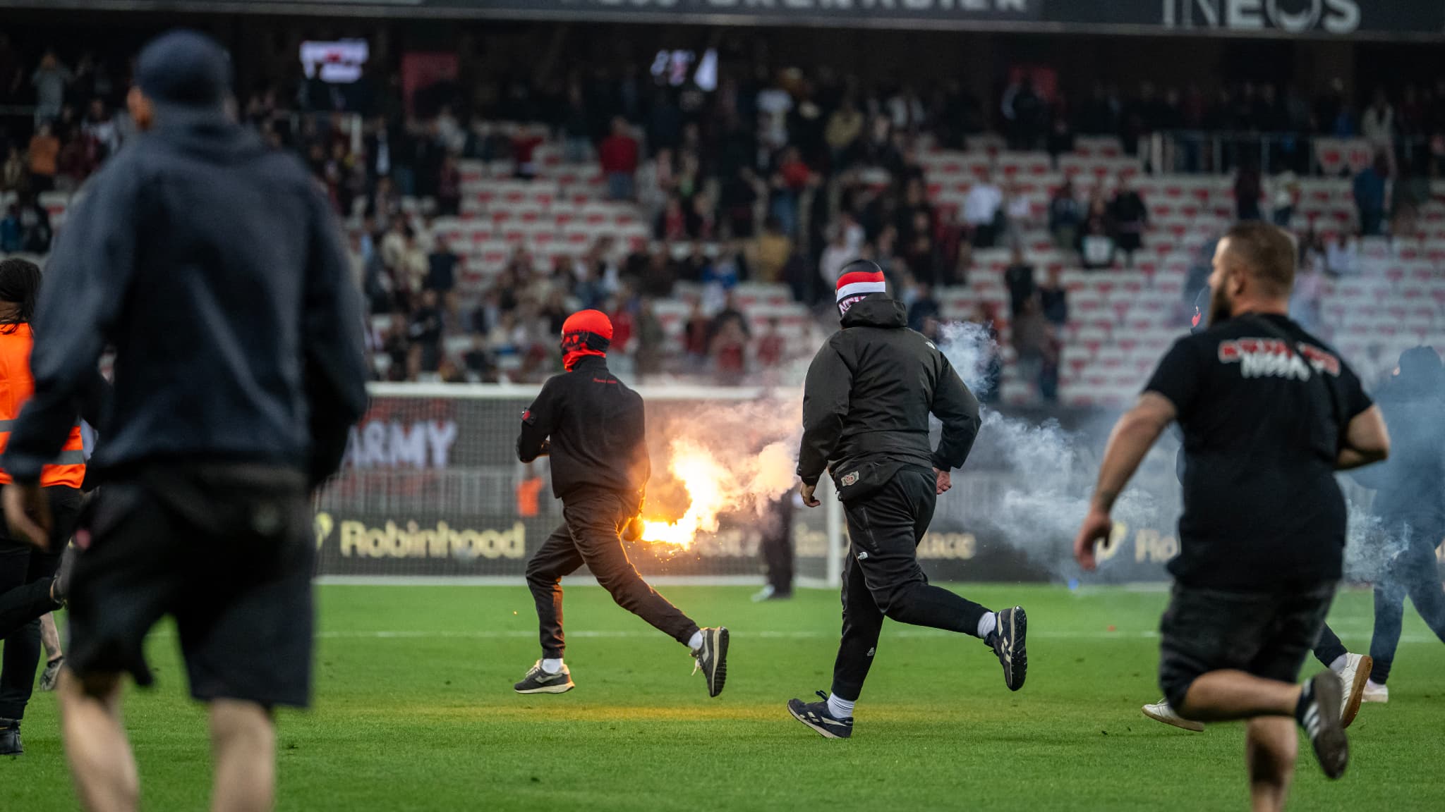 Ligue 1: sanctions contre nice pour les incidents de la saison