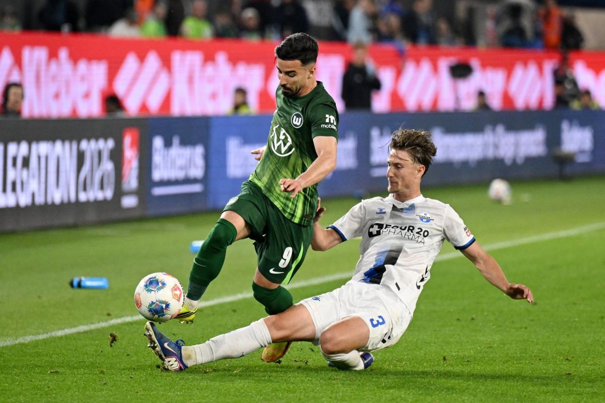Match nul entre wolfsburg et paderborn en barrages de la bundesliga