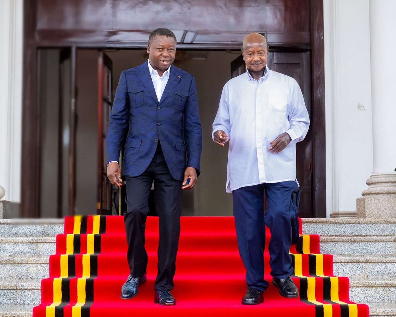 Diplomatie africaine : Faure Gnassingbé et Yoweri Museveni renforcent la coopération régionale