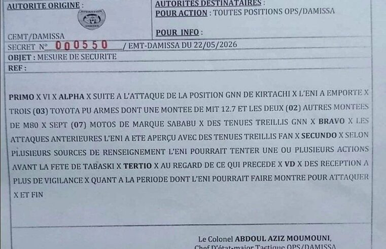 Niger : quand un rapport militaire dévoile l&rsquo;ampleur du pillage par le JNIM à Kirtachi