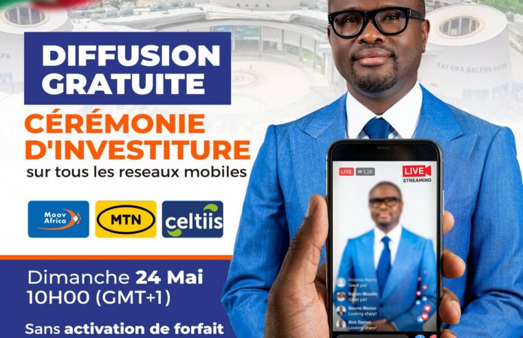 Investiture présidentielle au Bénin : l&rsquo;événement historique diffusé gratuitement sur mobile
