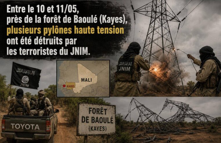 Crise énergétique à Bamako : le JNIM frappe les infrastructures électriques du Mali