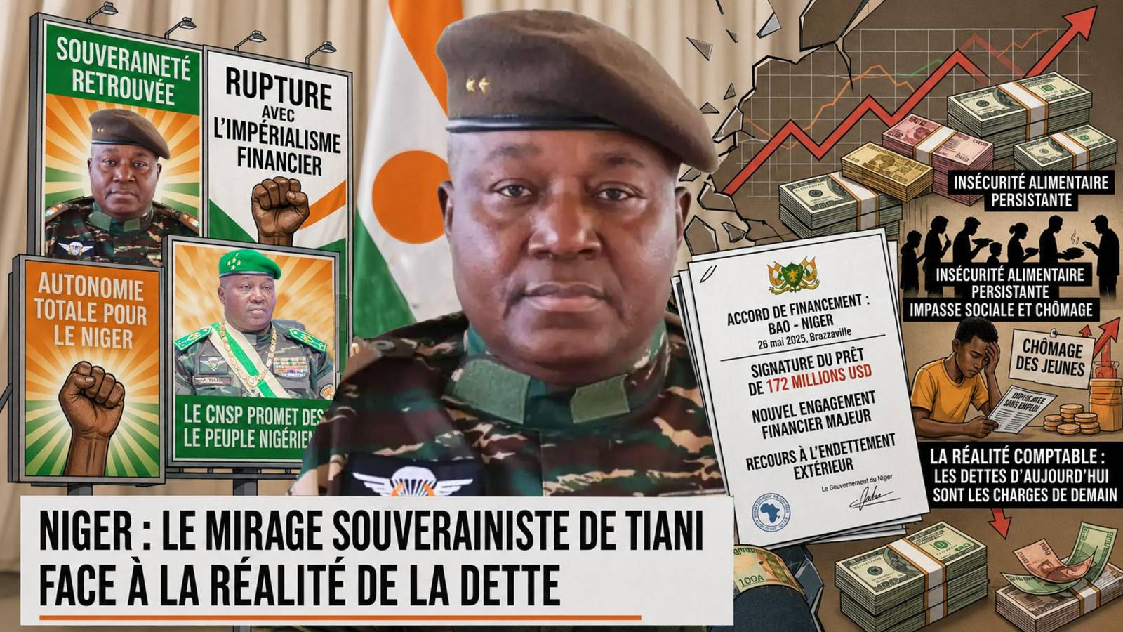 Niger : quand la dette défie le discours souverainiste de tiani
