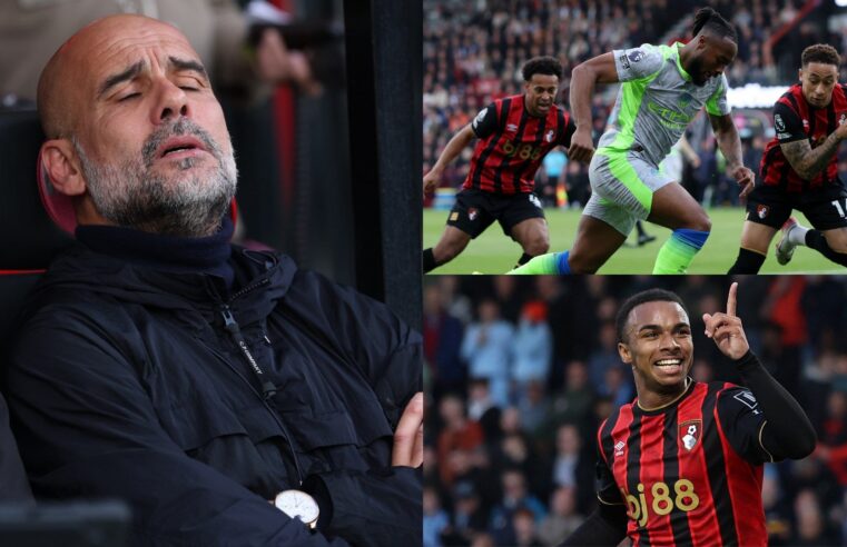 Manchester city échoue face à bournemouth et offre le titre à arsenal : le dernier rêve de guardiola s&rsquo;effondre