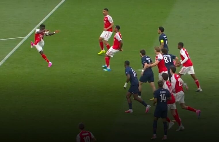 Hand de Saka en finale : le PSG rate une occasion de penalty face à Arsenal