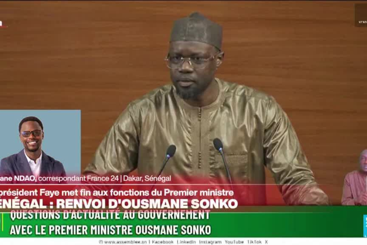 Sénégal : Bassirou Diomaye Faye destitue son Premier ministre Ousmane Sonko