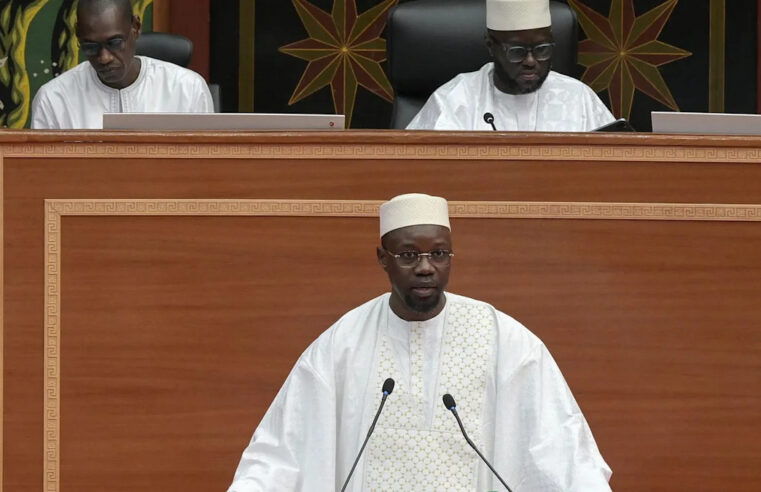 Ousmane sonko sacré président de l&rsquo;Assemblée nationale au Sénégal