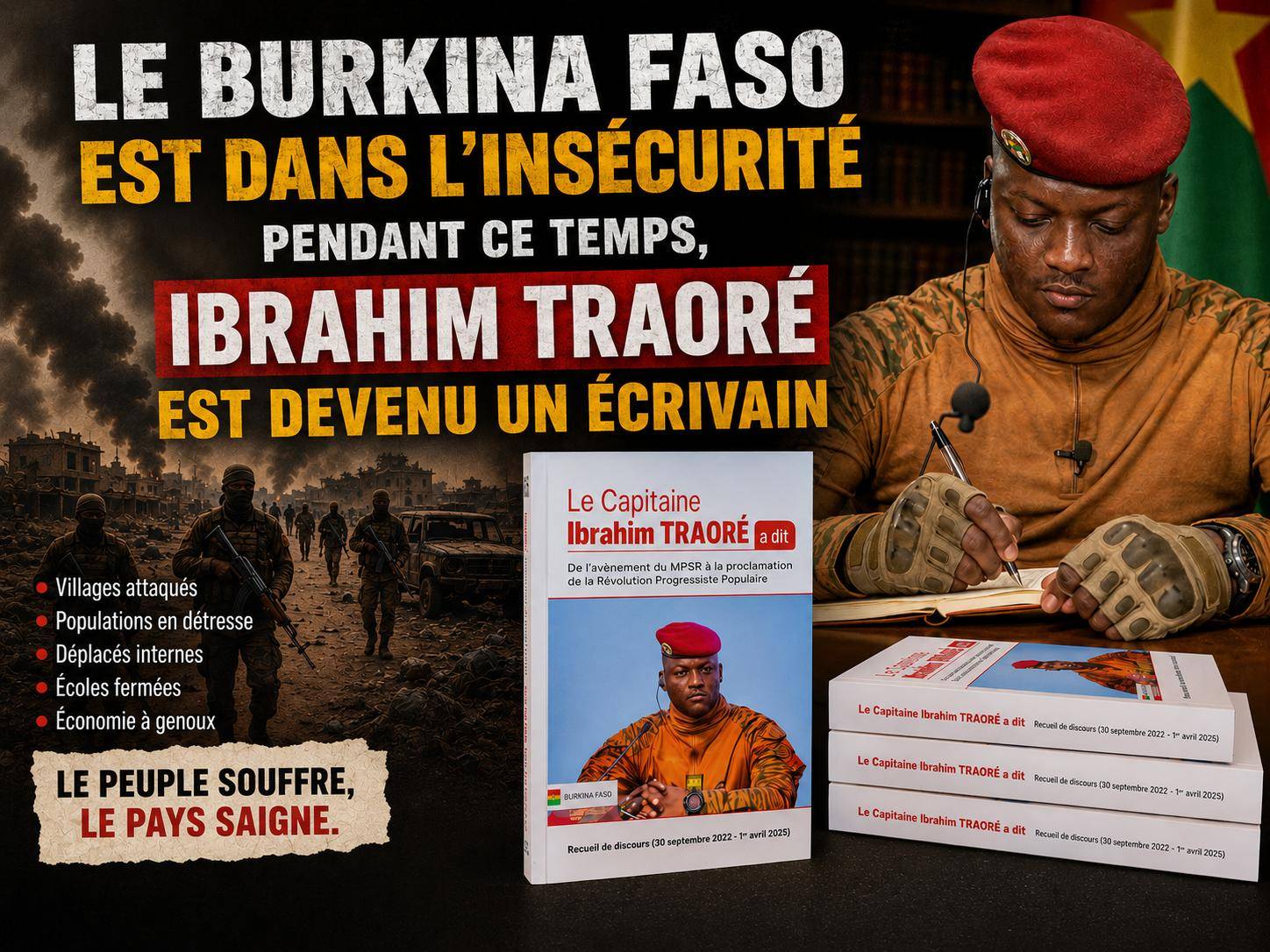Burkina Faso : quand les livres remplacent les armes