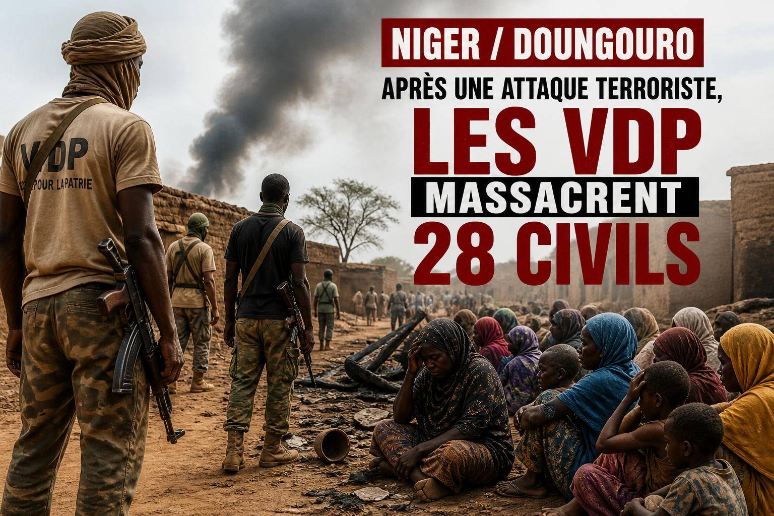 Doungouro, Niger : quand la riposte des VDP sème la mort parmi les civils