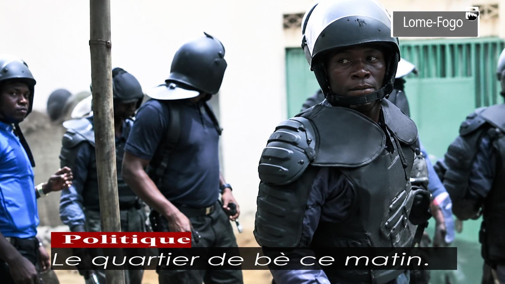 Militaire togolais dans un contexte de tension
