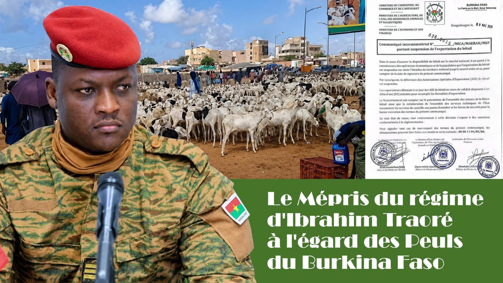 Burkina Faso : les peuls sous pression, entre violences et asphyxie économique