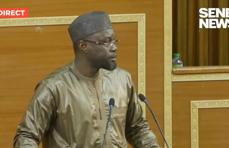 La position ferme du Sénégal face à l&rsquo;homosexualité selon ousmane sonko