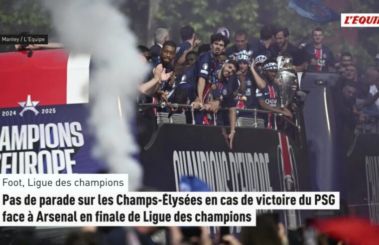 Pas de célébration sur les champs-élysées en cas de victoire du psg contre arsenal