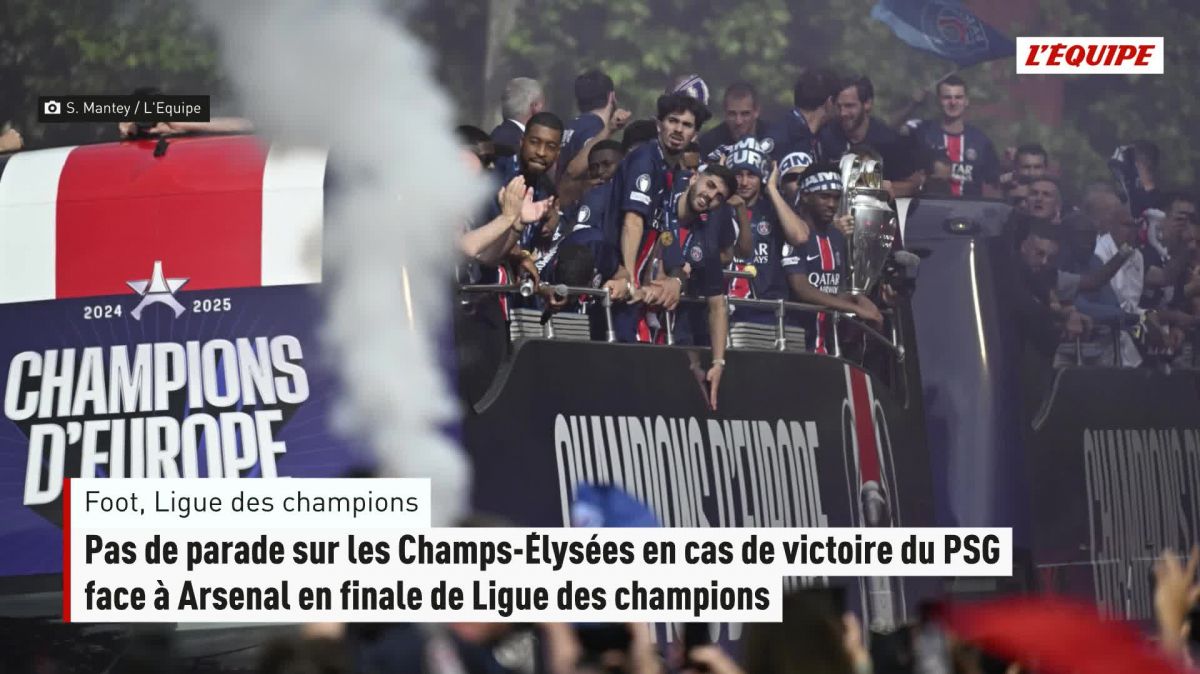 Pas de célébration sur les champs-élysées en cas de victoire du psg contre arsenal