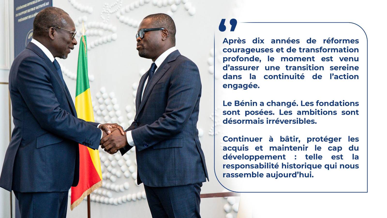 Bénin : le départ de Patrice Talon et les défis de l&rsquo;ère Wadagni