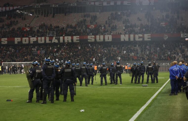 Nice sanctionné : deux matchs à huis clos après les débordements à l&rsquo;Allianz Riviera