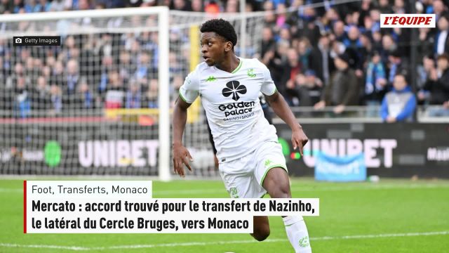 Transfert de Nazinho : Monaco officialise un accord avec le Cercle Bruges en Ligue 1