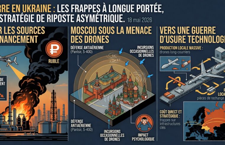 Ukraine : la riposte asymétrique avec des frappes à longue portée sur la Russie