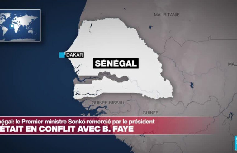 Sénégal : le président Faye met fin aux fonctions du Premier ministre Sonko