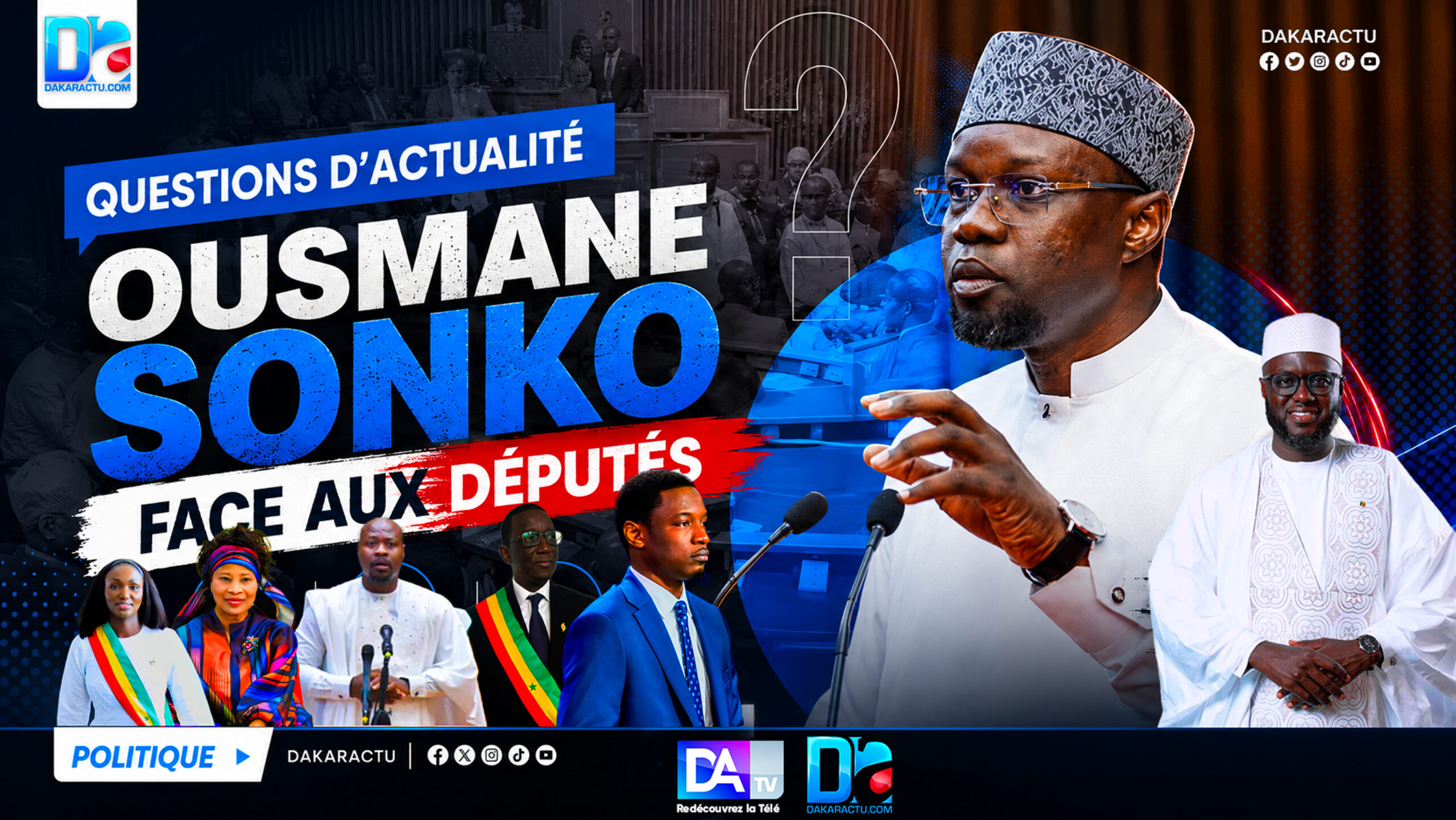 Questions d’actualité à l’assemblée nationale : ousmane sonko sous pression face aux députés