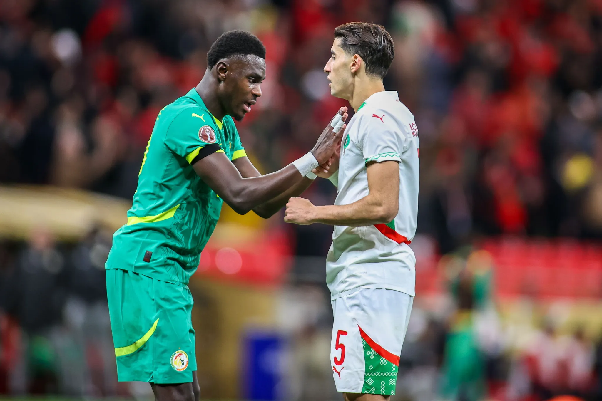 Moussa Niakhate et Nayef Aguerd en finale de la CAN 2026