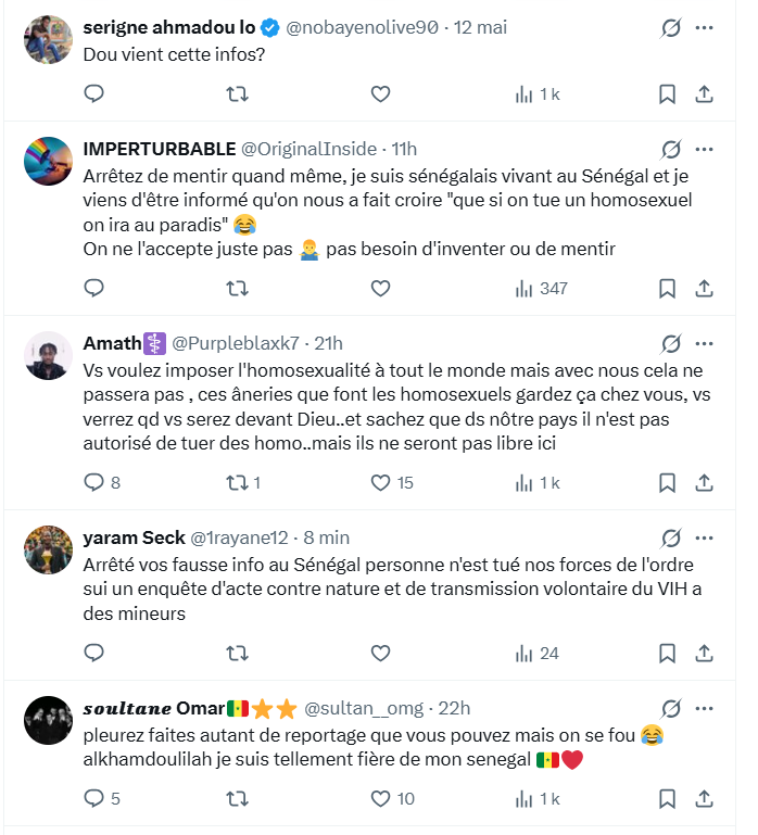 Analyse des réactions politiques et sociales au Sénégal