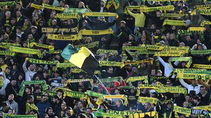 Supporters de Nantes en tribune lors d'un match précédent