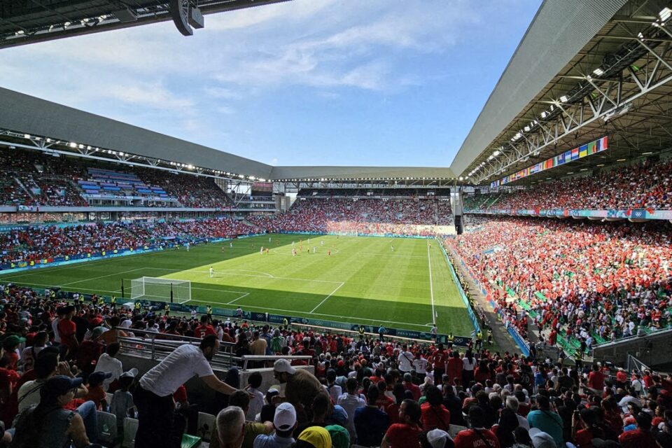 Stade Geoffroy-Guichard lors d'un match de l'ASSE