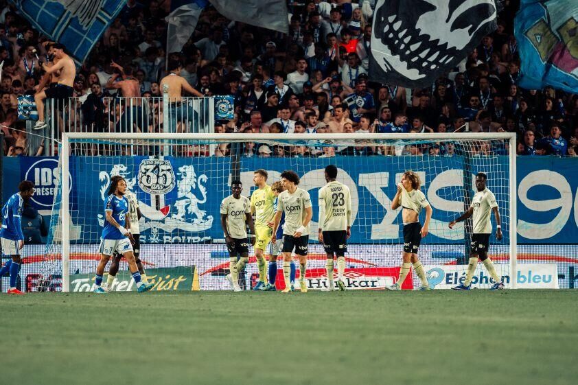 L'équipe de l'AS Monaco en action