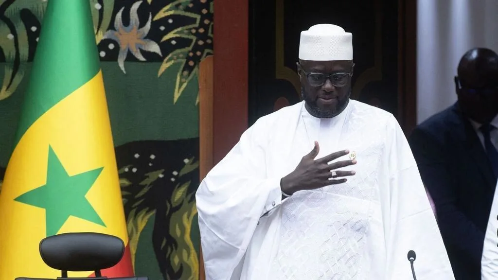 Portrait de Malick Ndiaye lors d'un discours