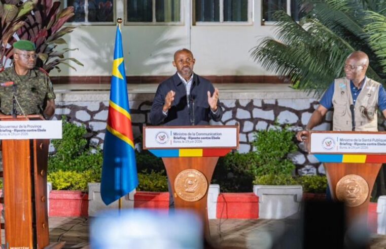 Ebola en RDC : le gouvernement défend sa riposte et appelle à l&rsquo;objectivité