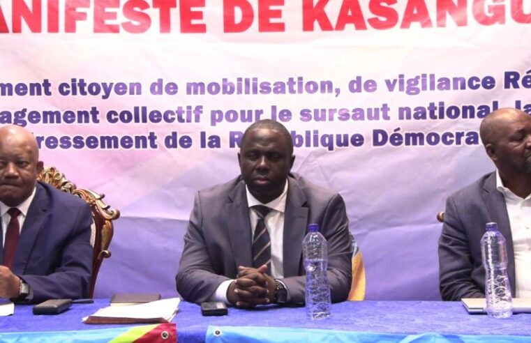 Vers une refondation nationale : la société civile congolaise dévoile le Manifeste de Kasangulu