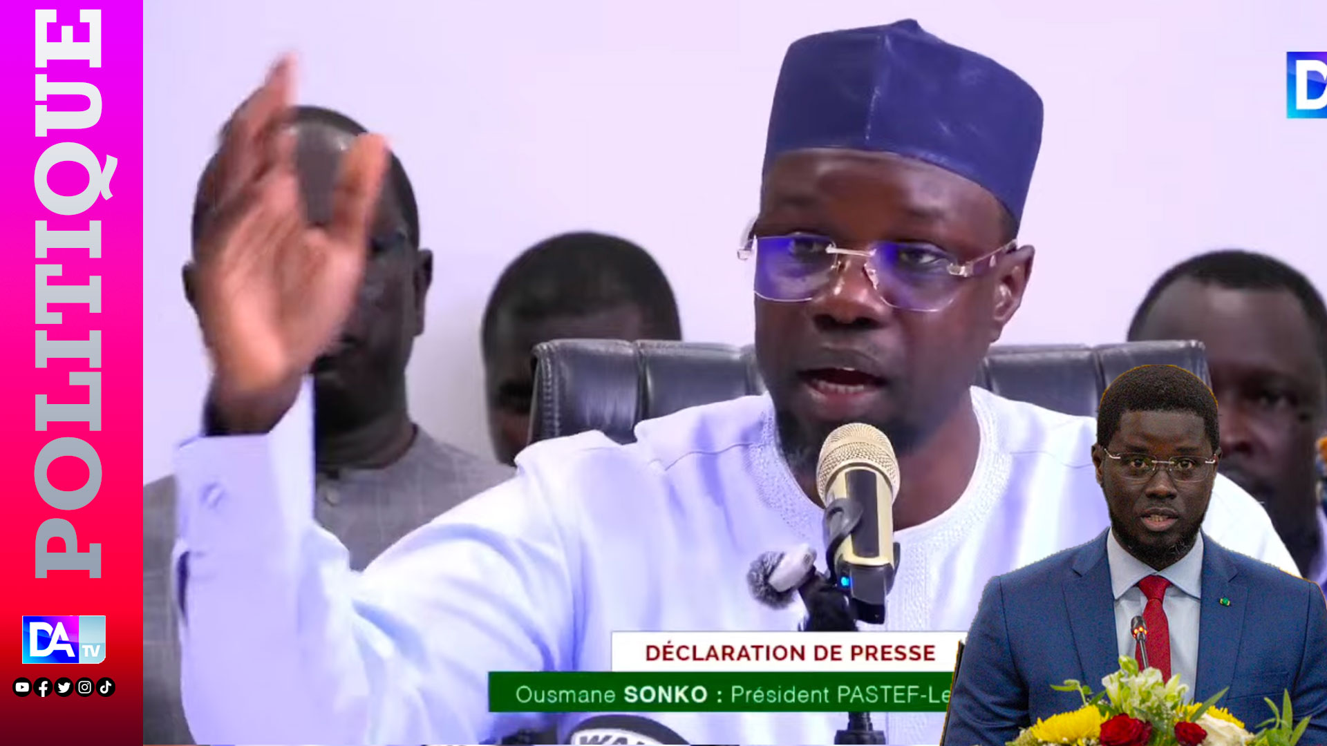 Ousmane sonko dénonce la rupture avec la présidence : le pastef exclut toute participation au nouveau gouvernement