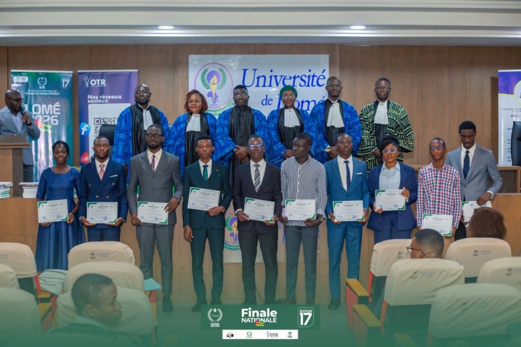 Grande finale nationale du concours génies en herbe ohada 2026 au Togo