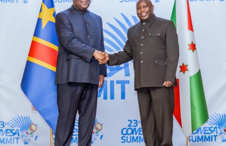 Évariste Ndayishimiye en visite d&rsquo;État à Kinshasa pour renforcer l&rsquo;alliance entre la RDC et le Burundi