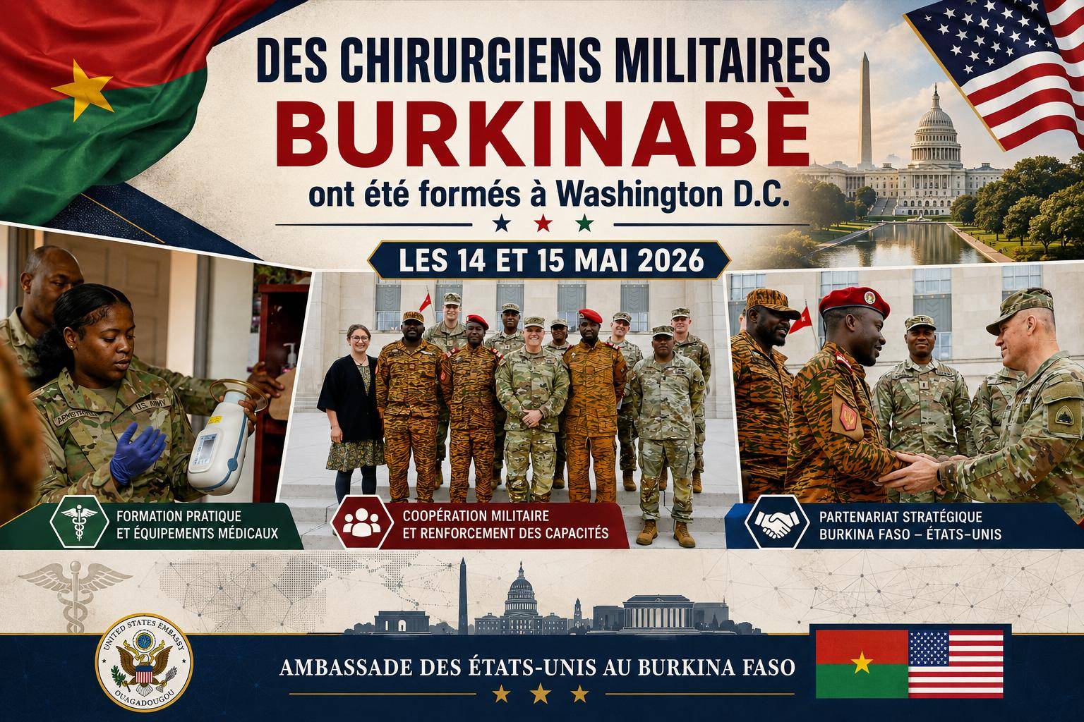 Coopération médicale : le Burkina Faso mise sur les États-Unis malgré son alliance avec la Russie