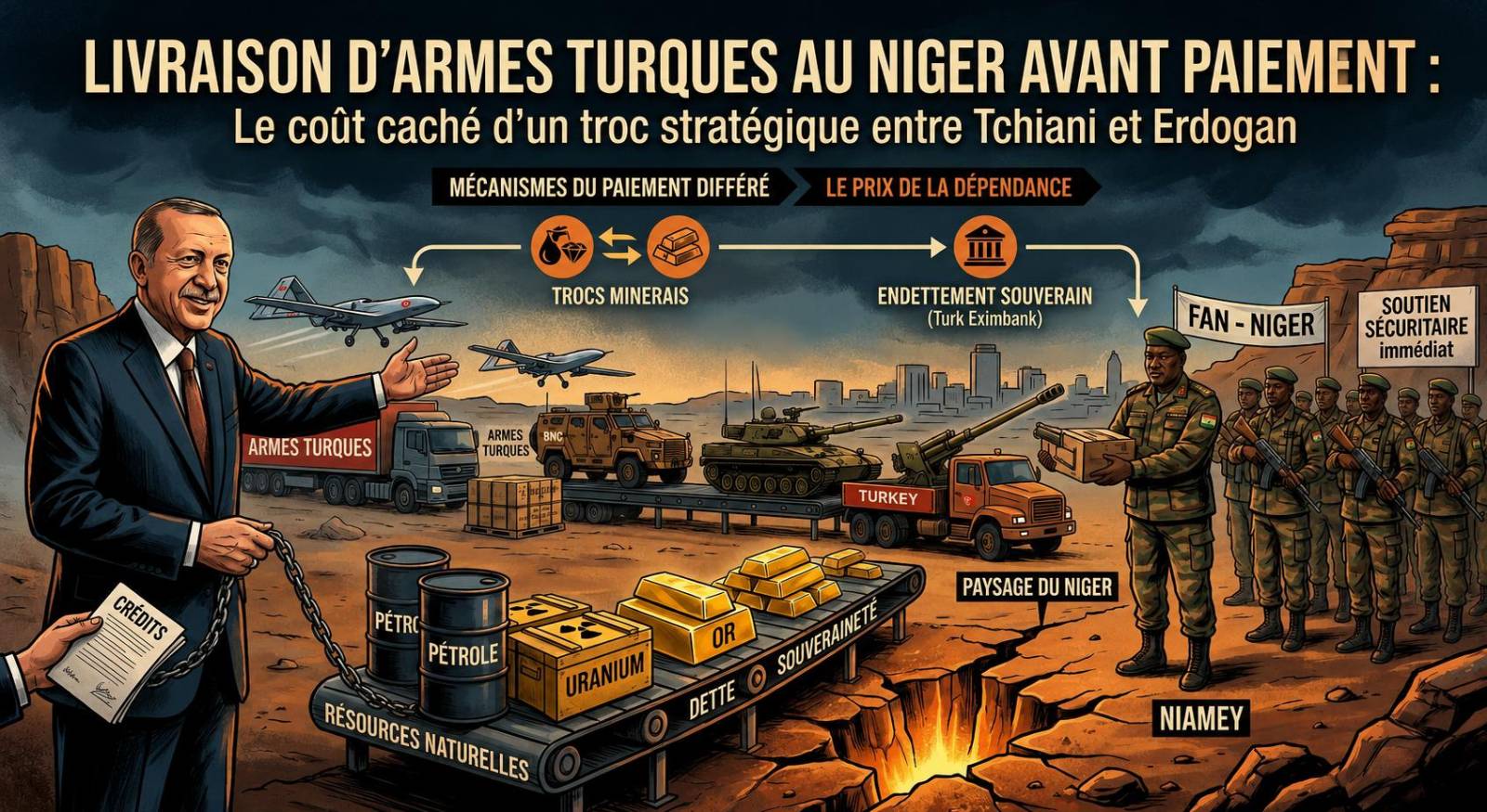 Coopération militaire entre le Niger et la Turquie : les dessous d&rsquo;un armement à crédit