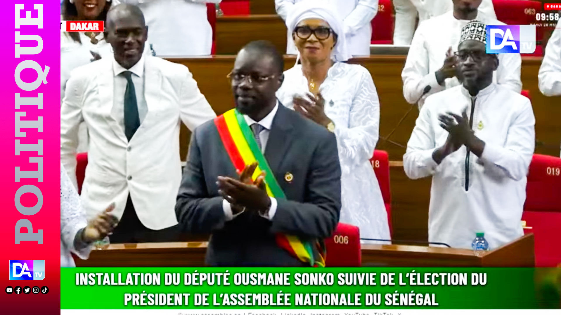 Sénégal : l&rsquo;opposition défie la décision sur le retour d&rsquo;ousmane sonko à l&rsquo;assemblée