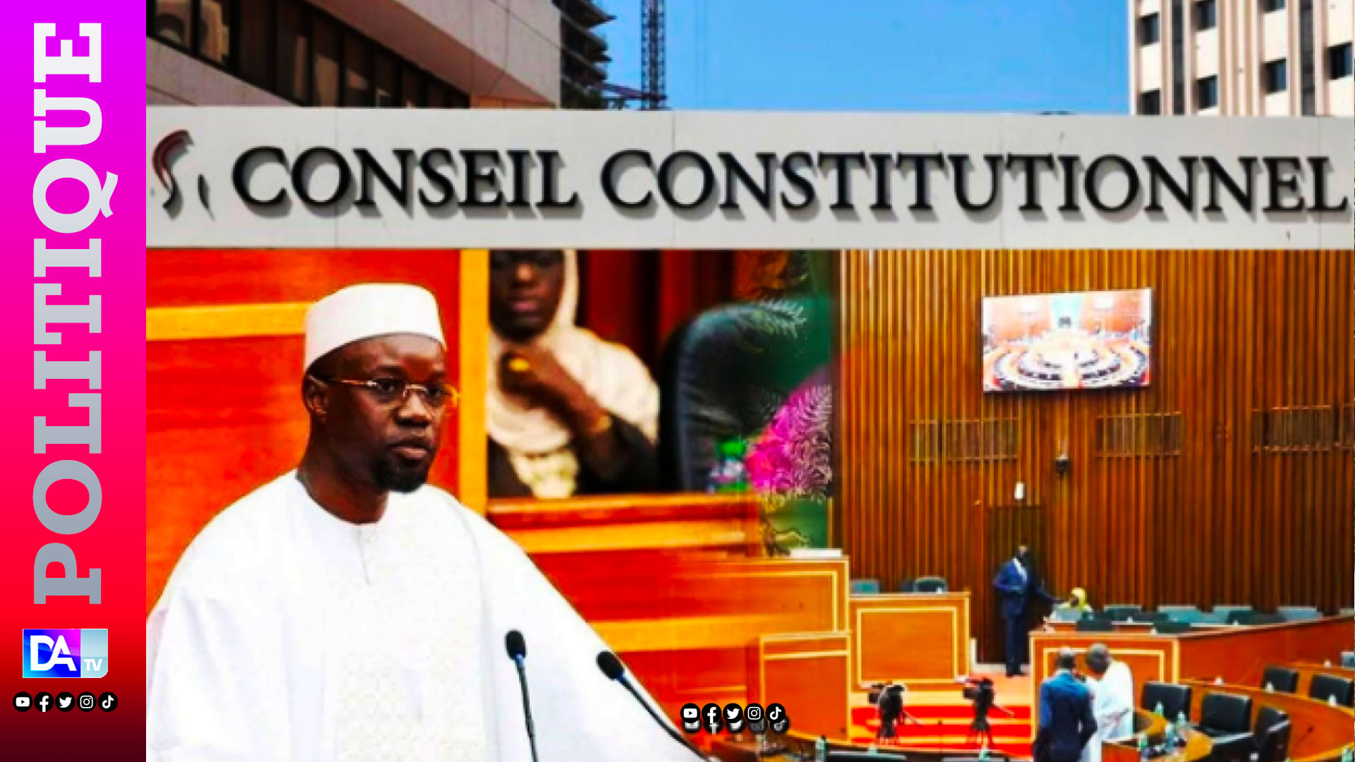 Décision du conseil constitutionnel sur sonko : une faille juridique ou un choix politique ?