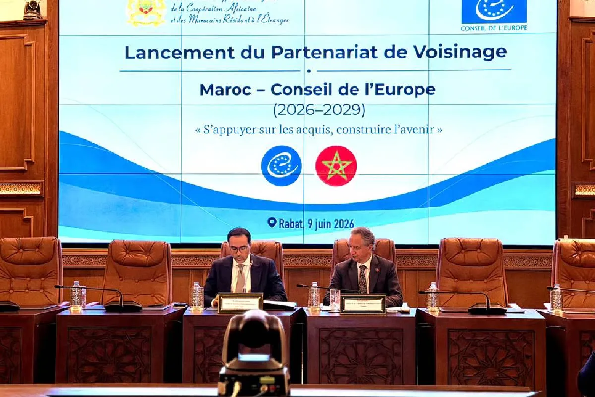 Maroc : un nouveau partenariat de voisinage avec le conseil de l’europe pour 2026-2029