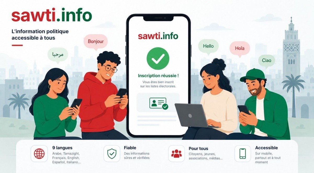 Sawti : une plateforme innovante pour décrypter la politique au Maroc en plusieurs langues