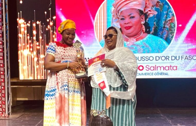 Salmata Sawadogo désignée femme de l&rsquo;année lors des Mousso d’Or 2026 au Burkina Faso