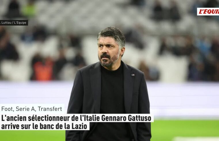 L&rsquo;ancien sélectionneur de l&rsquo;Italie Gennaro Gattuso arrive sur le banc de la Lazio